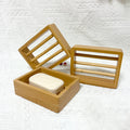 Organic Bamboo Wood Soap Dispenser Elegant Bathroom Kitchen Accessory