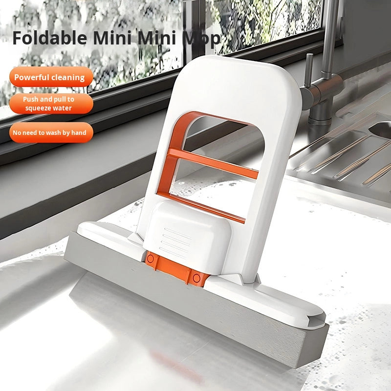 Portable Mini Foldable Mop for Easy Floor Cleaning Home Office Kitchen