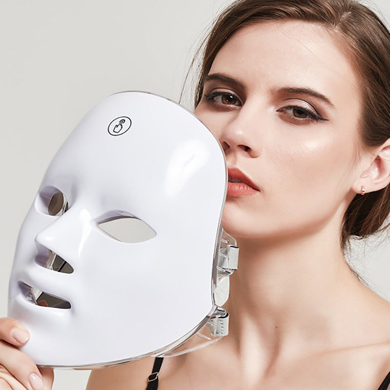 Luxury Seven Color LED Face Mask for Wrinkle Removal Skin Care