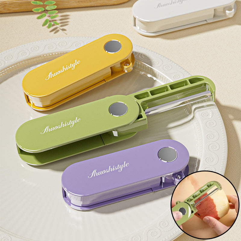 Pocket Peel Foldable Stainless Steel Peeler