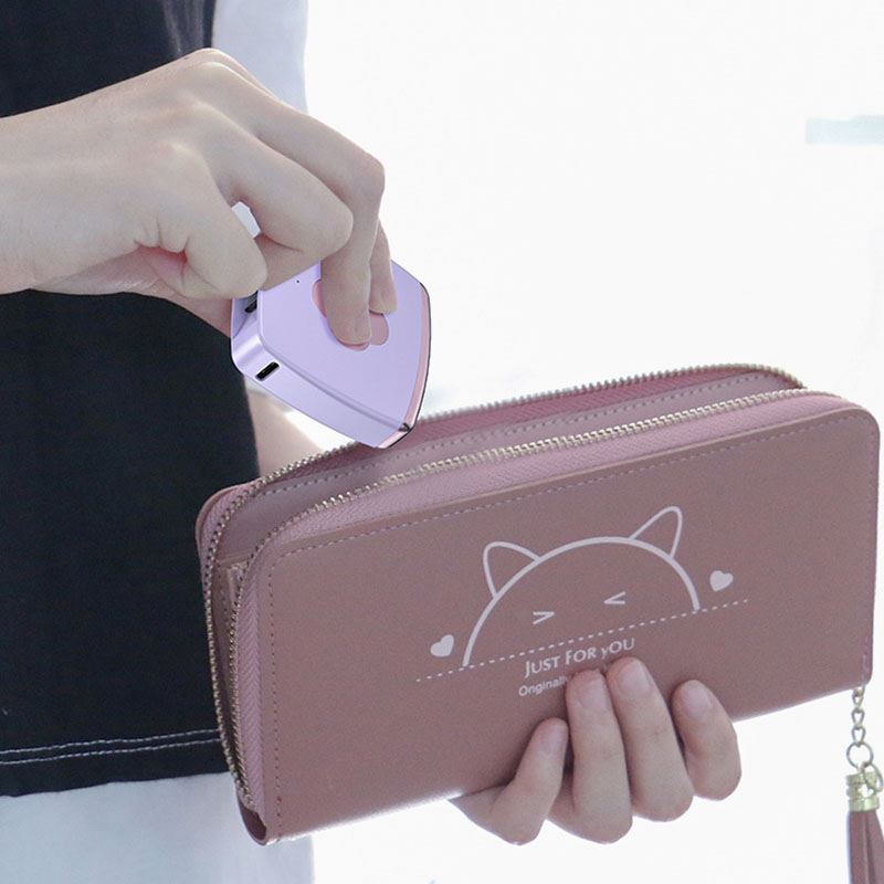 Mini Keychain Power Bank with Built-In Cables Emergency Portable Charger