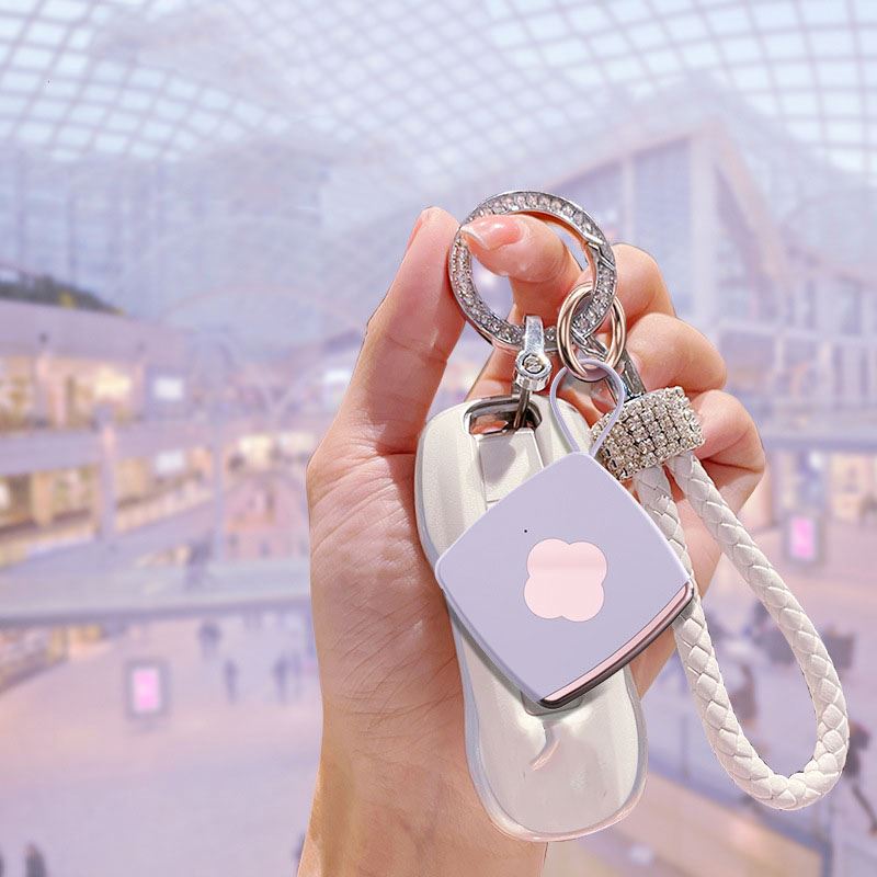 Mini Keychain Power Bank with Built-In Cables Emergency Portable Charger