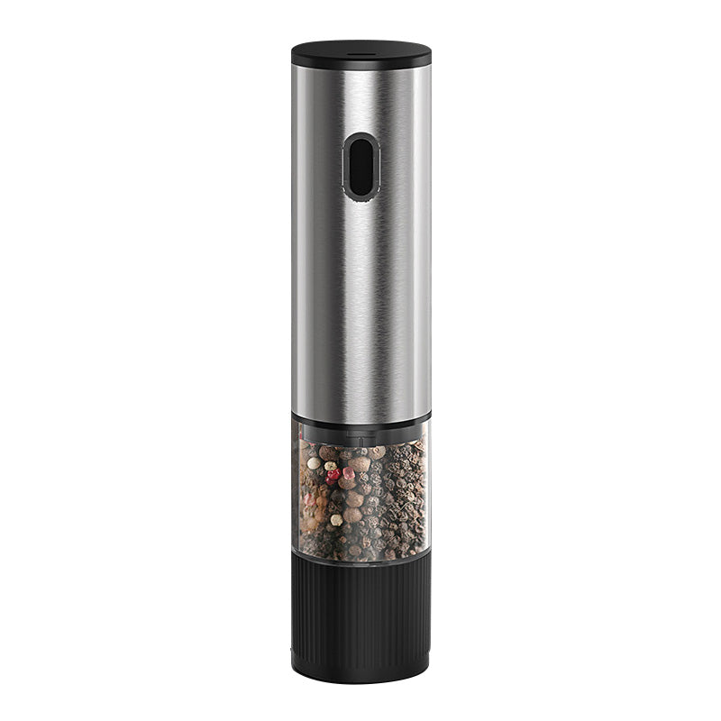 Stainless Steel Electric Salt and Pepper Grinder Set Salt Pepper Mill Automatic Electric Spice Grinder