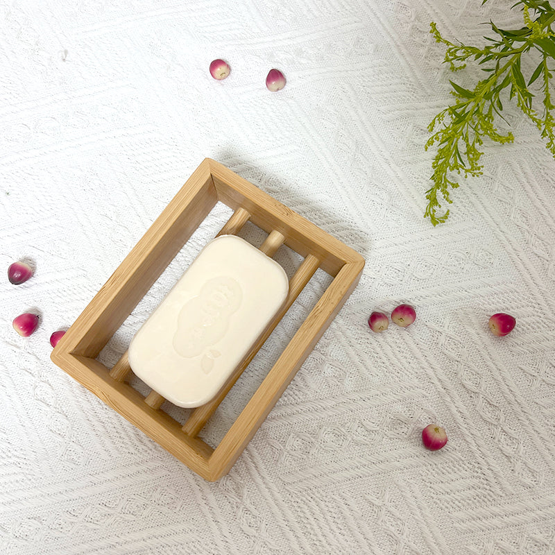 Organic Bamboo Wood Soap Dispenser Elegant Bathroom Kitchen Accessory