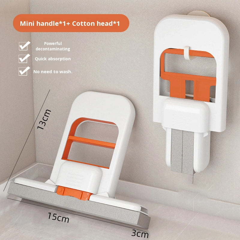 Portable Mini Foldable Mop for Easy Floor Cleaning Home Office Kitchen